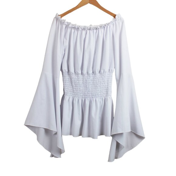 On-Off-Shoulder Renaissance Blouse - Picture 14 of 14